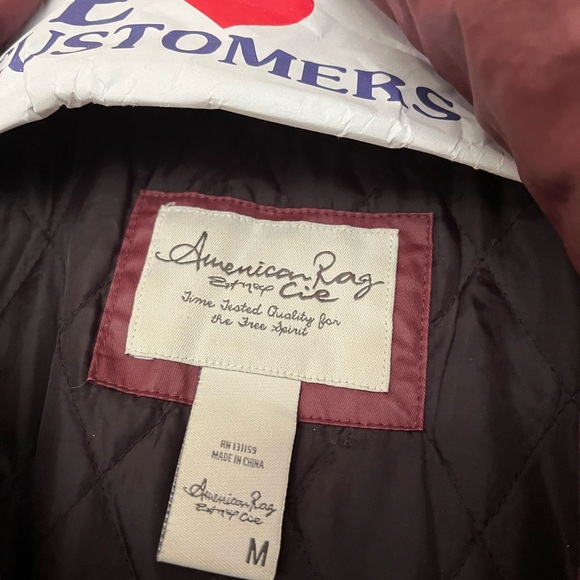 American Rag Maroon Utility Jacket - Picture 2 of 7